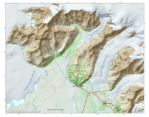 - Iceland 24 - Iceland Travel and Info Guide : Hiking routes in Skaftafell National Park Iceland