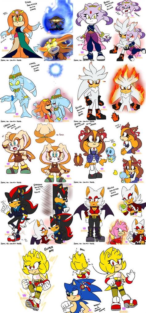 Sonic AU| Official characters references by HimeMikal | Sonic fan characters, Sonic, Sonic fan art