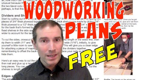 Free Woodworking Plans - YouTube