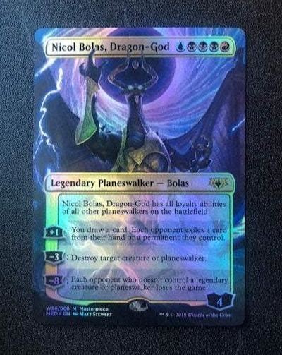 Nicol Bolas, Dragon God (FOIL) - MTG Proxy Mythic Edition - Proxy King