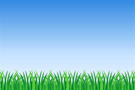 Green grass and blue sky background 1265717 Vector Art at Vecteezy