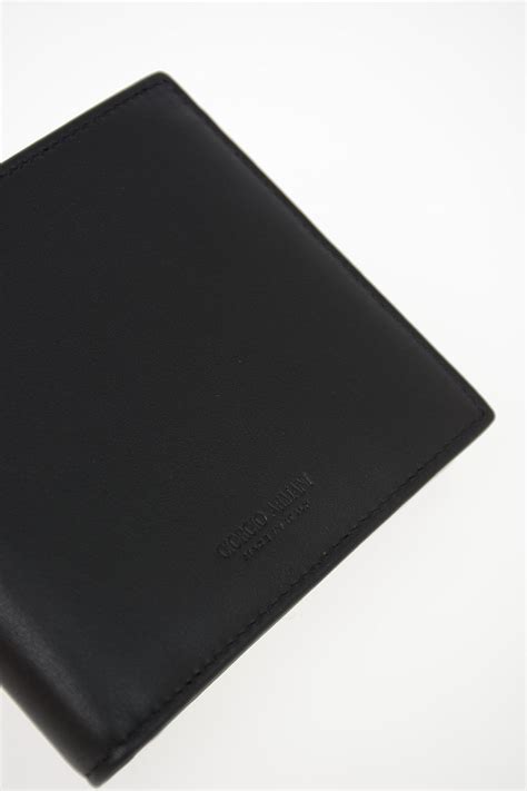 Armani GIORGIO ARMANI Leather Wallet men - Glamood Outlet