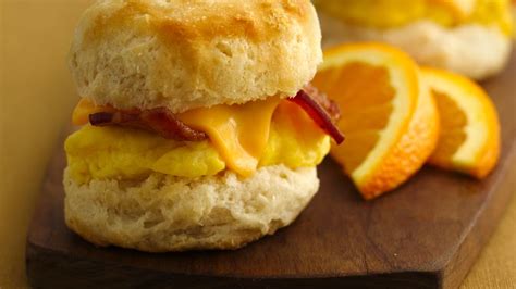 Mini Biscuit Breakfast Sandwiches Recipe - Pillsbury.com