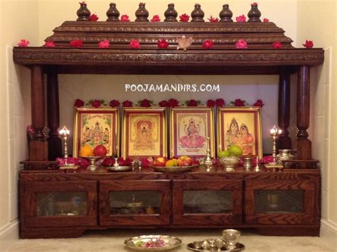 Pooja Mandirs USA - Chitra Collection - Open Model | Temple design for ...