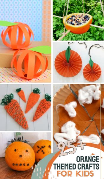 10 Easy and Fun Orange Crafts for Kids