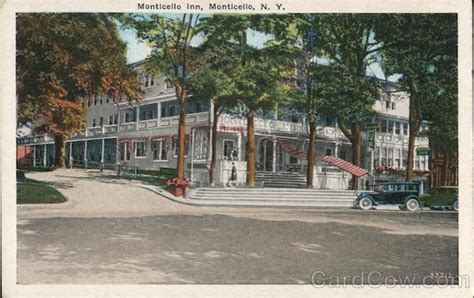 Monticello Inn New York Postcard