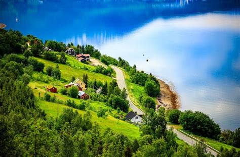 Premium Photo | Beautiful nature norway natural landscape.