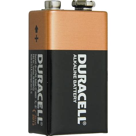 Duracell 9-Volt Batteries 2-Pack | Guitar Center