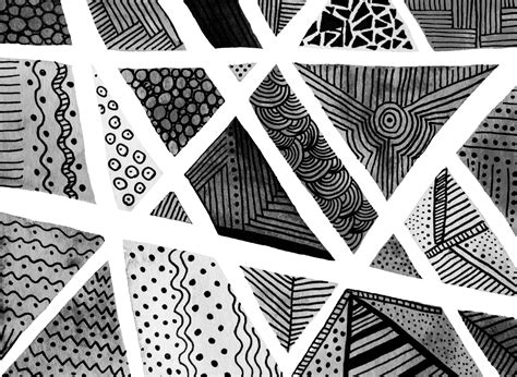 Black and White Zentangle Wallpaper for a Bold and Contemporary Look - Happywall