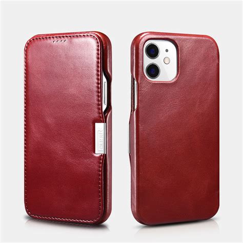 Vintage Leather Magnetic Style Folio Case for iPhone 12/12 Pro ...