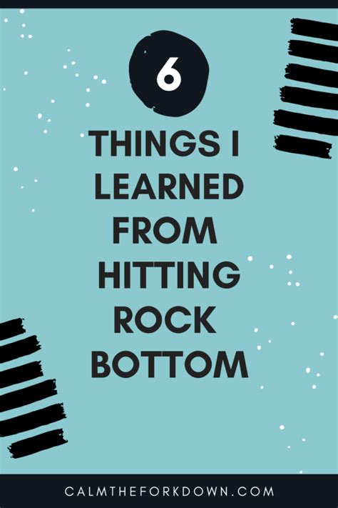 7 Things I Learned From Hitting Rock Bottom & Survived