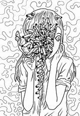 Creepy Coloring Pages 10 Sheets Printable Or Digital Procreate  sketch template