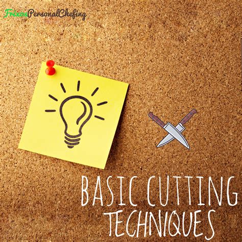 BASIC CUTTING TECHNIQUES - Frixos Personal Chefing