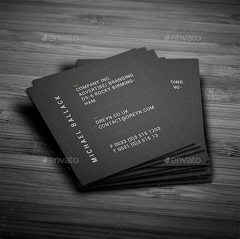 9+ Square Business Card Templates - AI,Apple Pages,Ms Word | Design ...