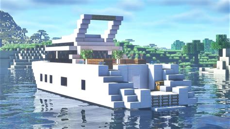 How To Build a Yacht - Minecraft Tutorial - YouTube