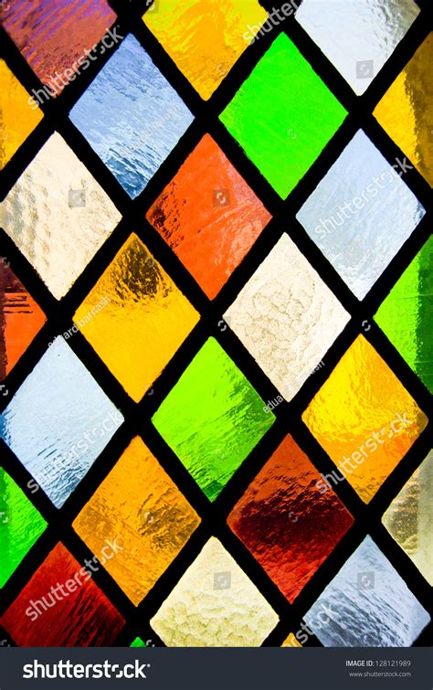 Stained Glass Window Colored Glass Stock Photo 128121989 - Shutterstock