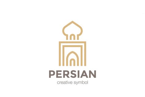 Premium Vector | Persian Arabic Architecture Logo vector icon.