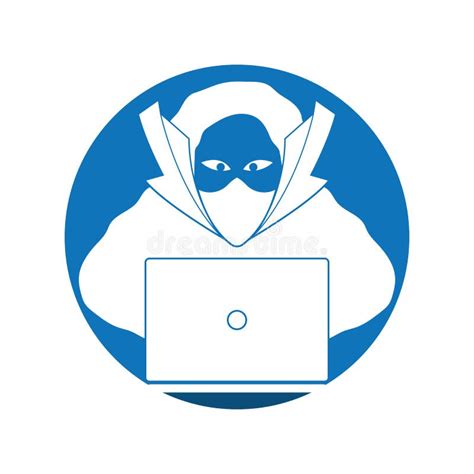 Anonymous Hacker Character Illustration Vector Design Stock Vector - Illustration of privacy ...