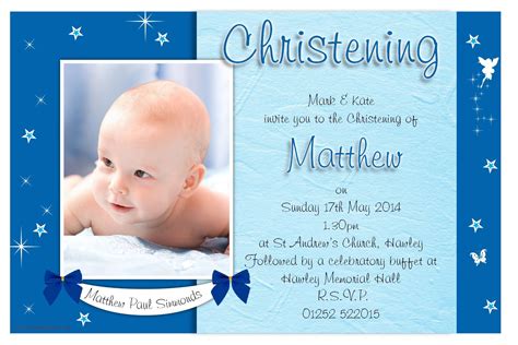 Template For Christening Invitation Card • Business Template Ideas