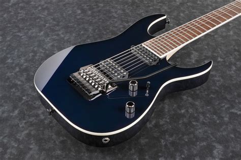 Ibanez RG2027XL DTB RG Prestige 7 String 27 scale Dark Tide Blue Electric Guitar w/Case | 6 ...