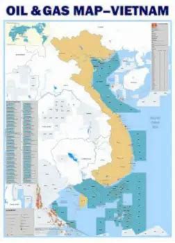 Vietnam Oil & Gas Map - Buy Map Oil Gas Petrochemical Product on ...