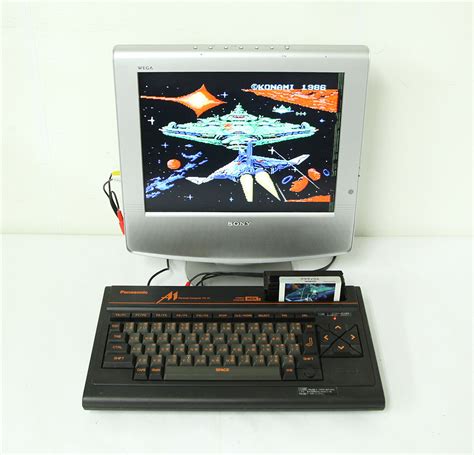 MSX 2 Panasonic FS-A1 Game Console Non-public Laptop Dark Working Ideal ...