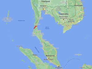 Thai Land Bridge: The proposed Ranong-Chumphon shipping short-cut