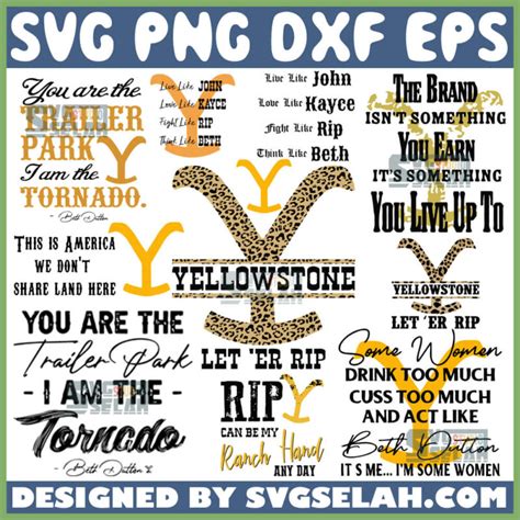 Yellowstone Quotes SVG Bundle - SVG Selah