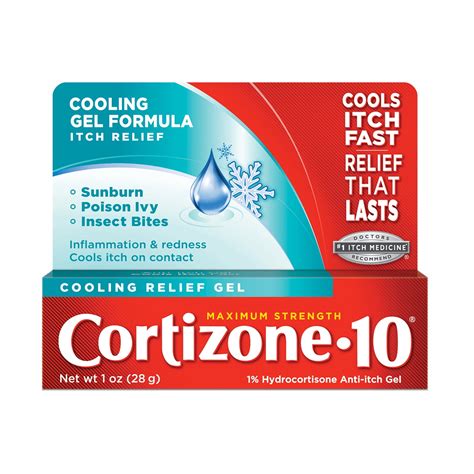 Cortizone 10 Maximum Strength Cooling Relief Gel (1 Oz) - Walmart.com