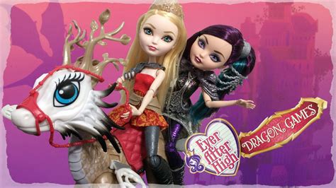 Ever After High Dolls Raven Queen Dragon Games - Dollar Poster