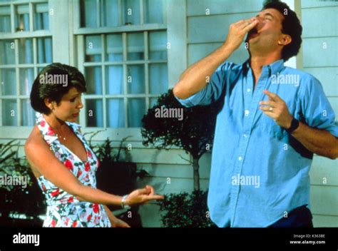 THE 'BURBS [US 1989] CARRIE FISHER, TOM HANKS Date: 1989 Stock Photo ...