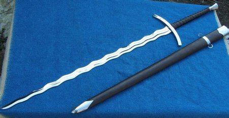 flamberge sword - Google Search | Sword design, Guns, Sword