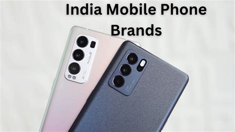 India mobile phone brands