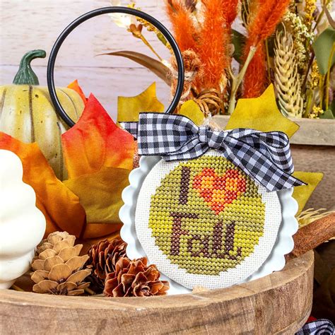 1. Autumn Days Ornaments by It’s Sew Emma