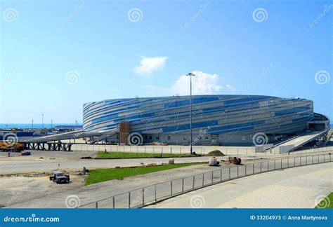 Construction of the Small Arena for Hockey Editorial Stock Photo - Image of finishing, design ...