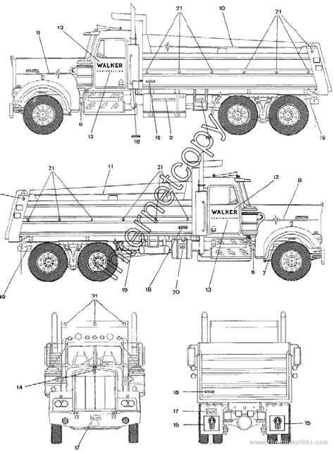 Dump Truck Body Dimensions