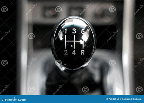 Manual gearbox in the car stock image. Image of automatic - 79685569