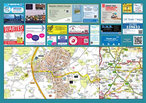 Uckfield Sited Map : UK Town Maps