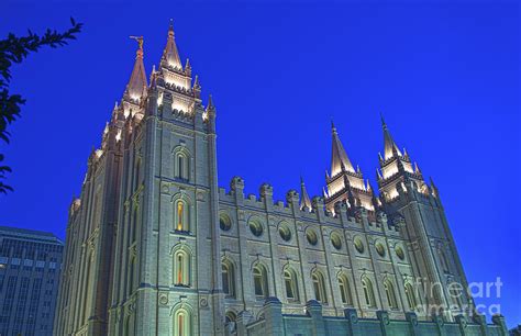 Mormon Temple, Utah Photograph by Bill Bachmann - Fine Art America