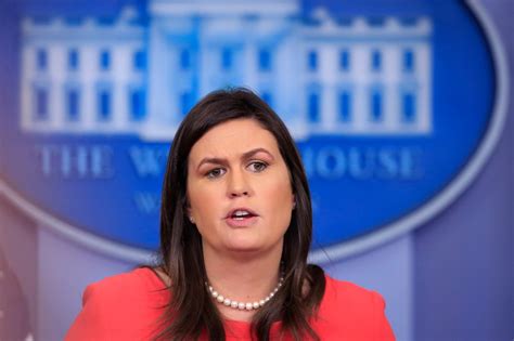 Sarah Huckabee Sanders Leaving White House After Two Years As Press ...