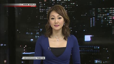 Aki Shibuya NHK World HD Newsroom Tokyo March 5th 2019 - YouTube