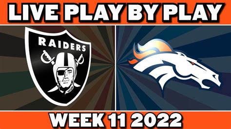 Raiders vs Broncos Live Play by Play & Reaction - YouTube