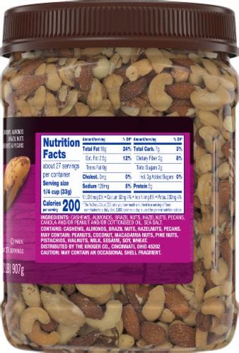 Kroger® Deluxe Sea Salt Mixed Nuts, 32 oz - Smith’s Food and Drug