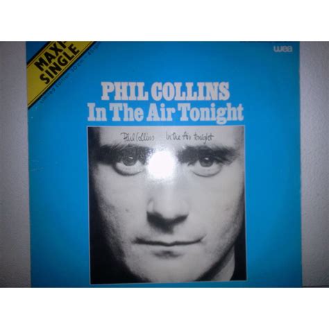 in the air tonight by PHIL COLLINS, 12inch with fiphi