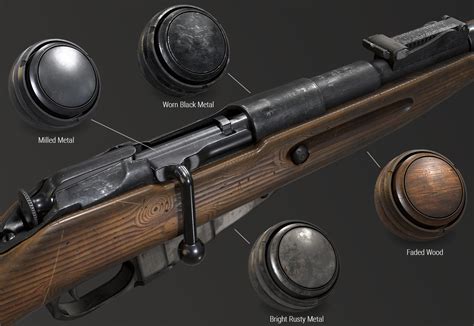 ArtStation - Gun Smart Materials Pack Vol.3 | Resources