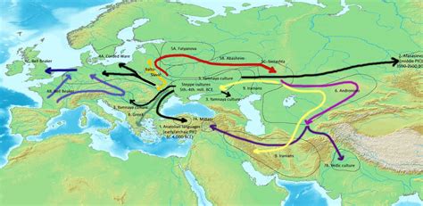 Migration of Indo-European people, cultures and their languages. : r/europe