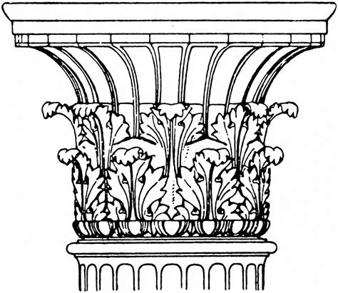 Greek Column Drawing at GetDrawings | Free download