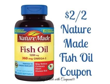 New $2/2 Nature Made Fish Oil Coupon + Target Deal! | Living Rich With Coupons®