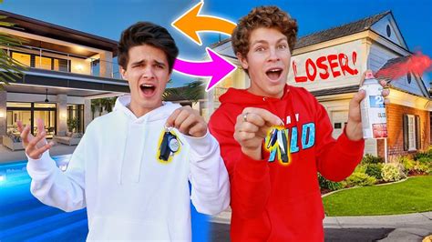 SWITCHING HOUSES WITH BRENT RIVERA! (bad idea) - YouTube