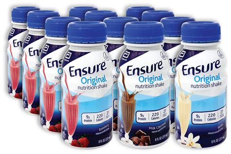 Buy Ensure Original tion shakes | Variety Pack | Milk Chocolate Shake, Vanilla Shake, and ...